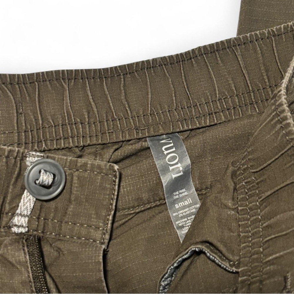 Vuori Men’s Size Small Green Ripstop Jogger Pants Drawstring Waist Zip Pocket - Picture 6 of 6